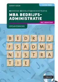 MBA BEDRIJFSADMINISTRATIE MET RESULTAAT