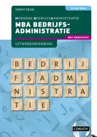 MBA BEDRIJFSADMINISTRATIE MET RESULTAAT