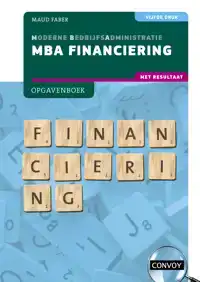 MBA FINANCIERING MET RESULTAAT