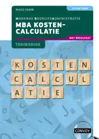 MBA KOSTENCALCULATIE MET RESULTAAT