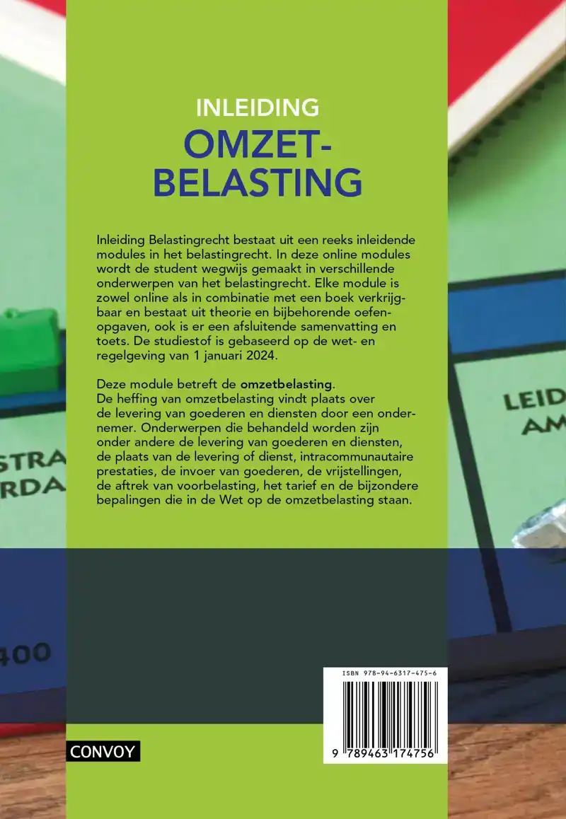 INLEIDING OMZETBELASTING