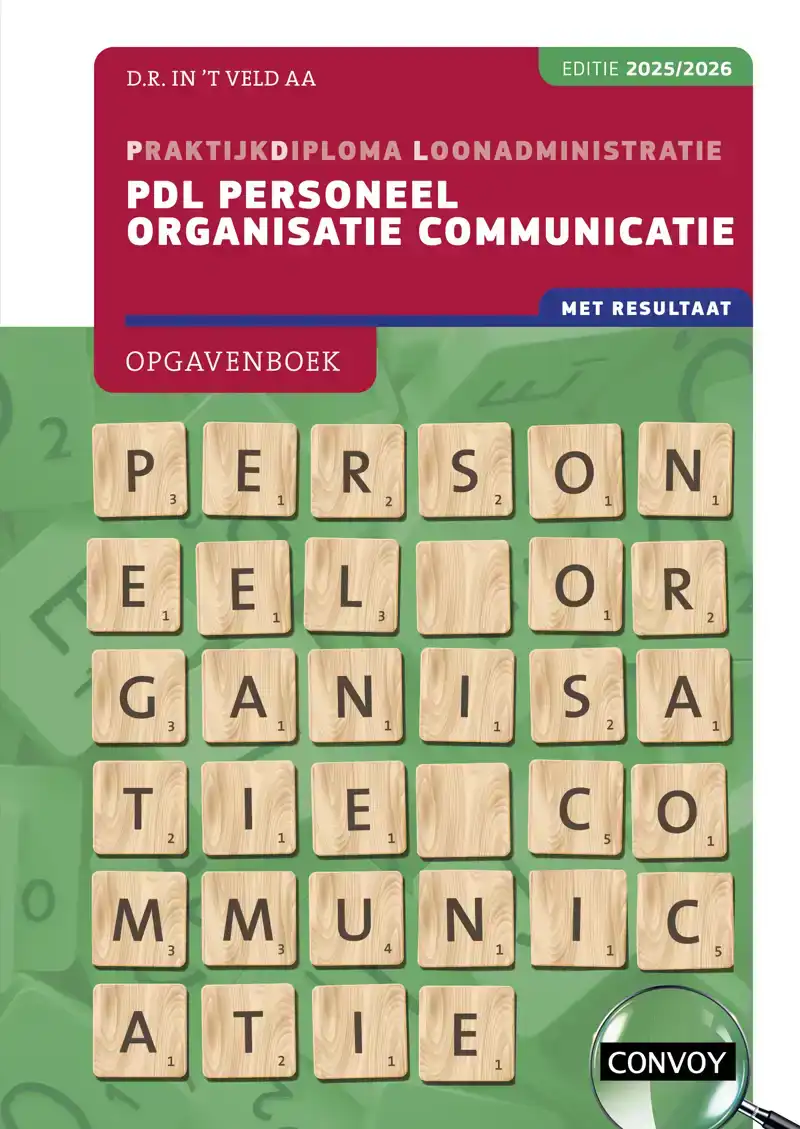 PDL PERSONEEL ORGANISATIE COMMUNICATIE
