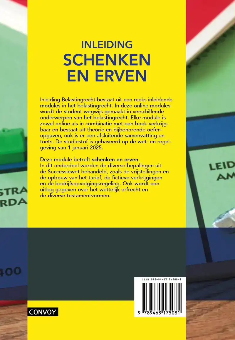 INLEIDING SCHENKEN EN ERVEN