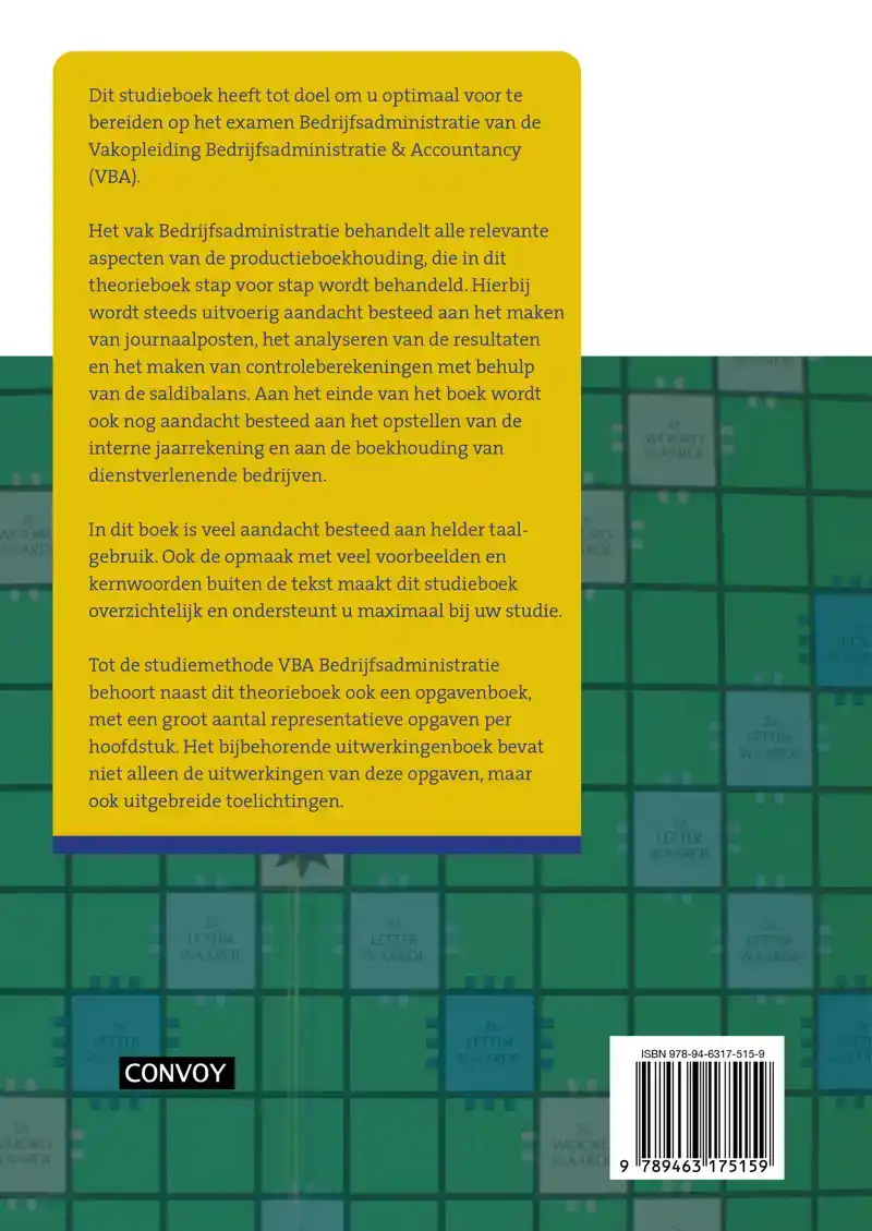 VBA BEDRIJFSADMINISTRATIE MET RESULTAAT