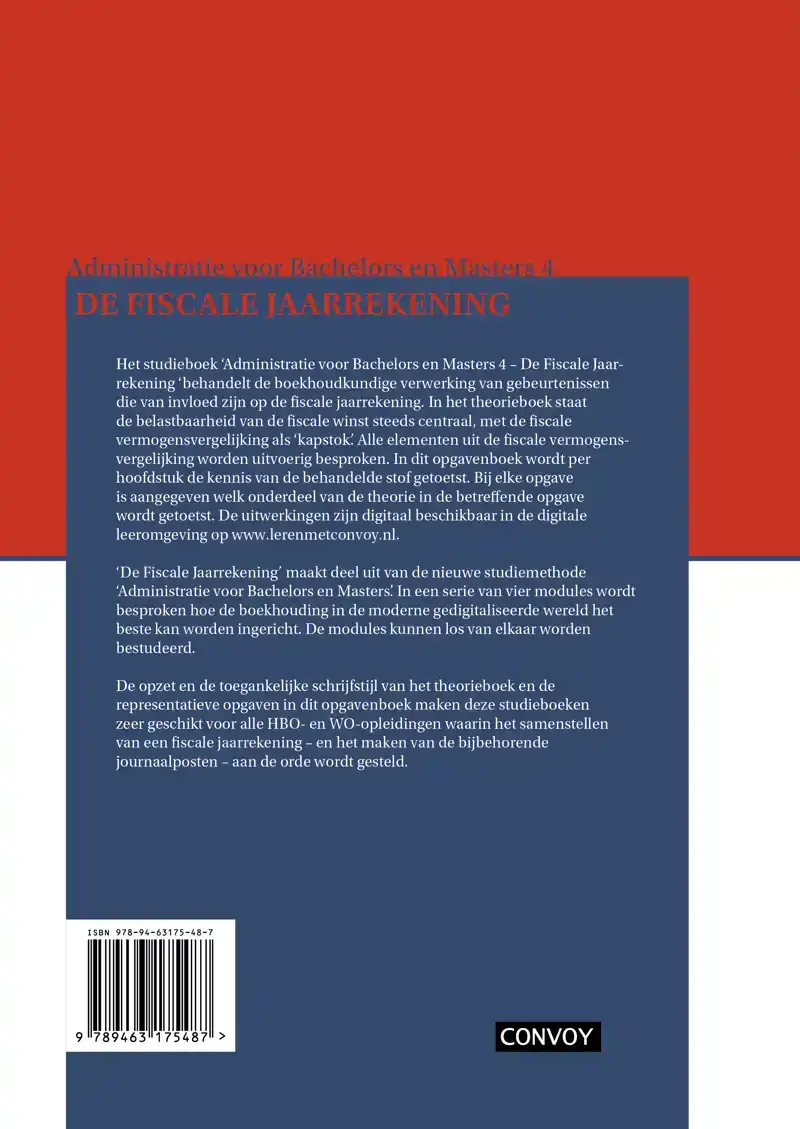 ABM 4 DE FISCALE JAARREKENING OPGAVENBOEK 4E DRUK