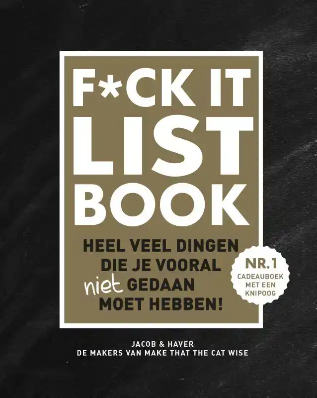 F*CK-IT LIST BOOK