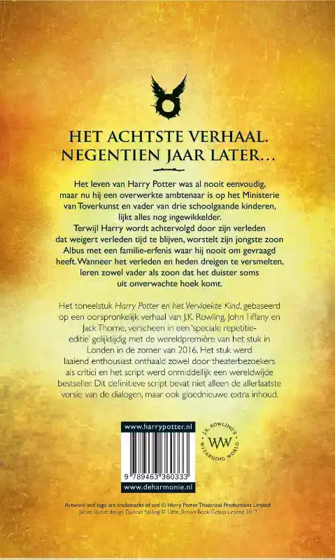 HARRY POTTER EN HET VERVLOEKTE KIND