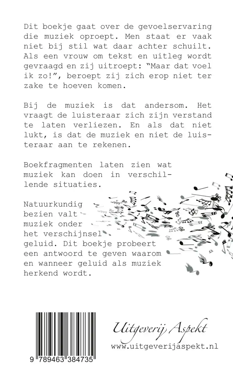OVER DE MUZIEK OF DE MAAT DER DINGEN