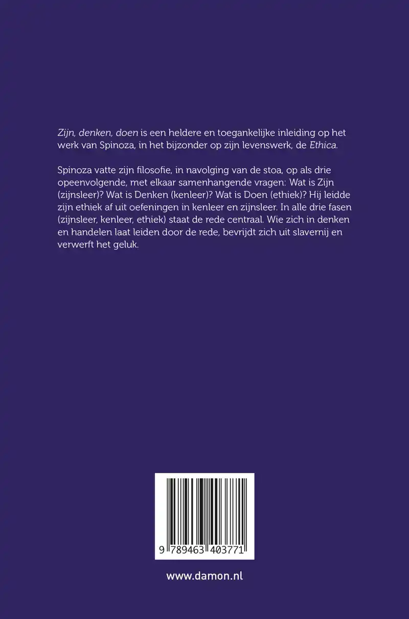 ZIJN, DENKEN, DOEN