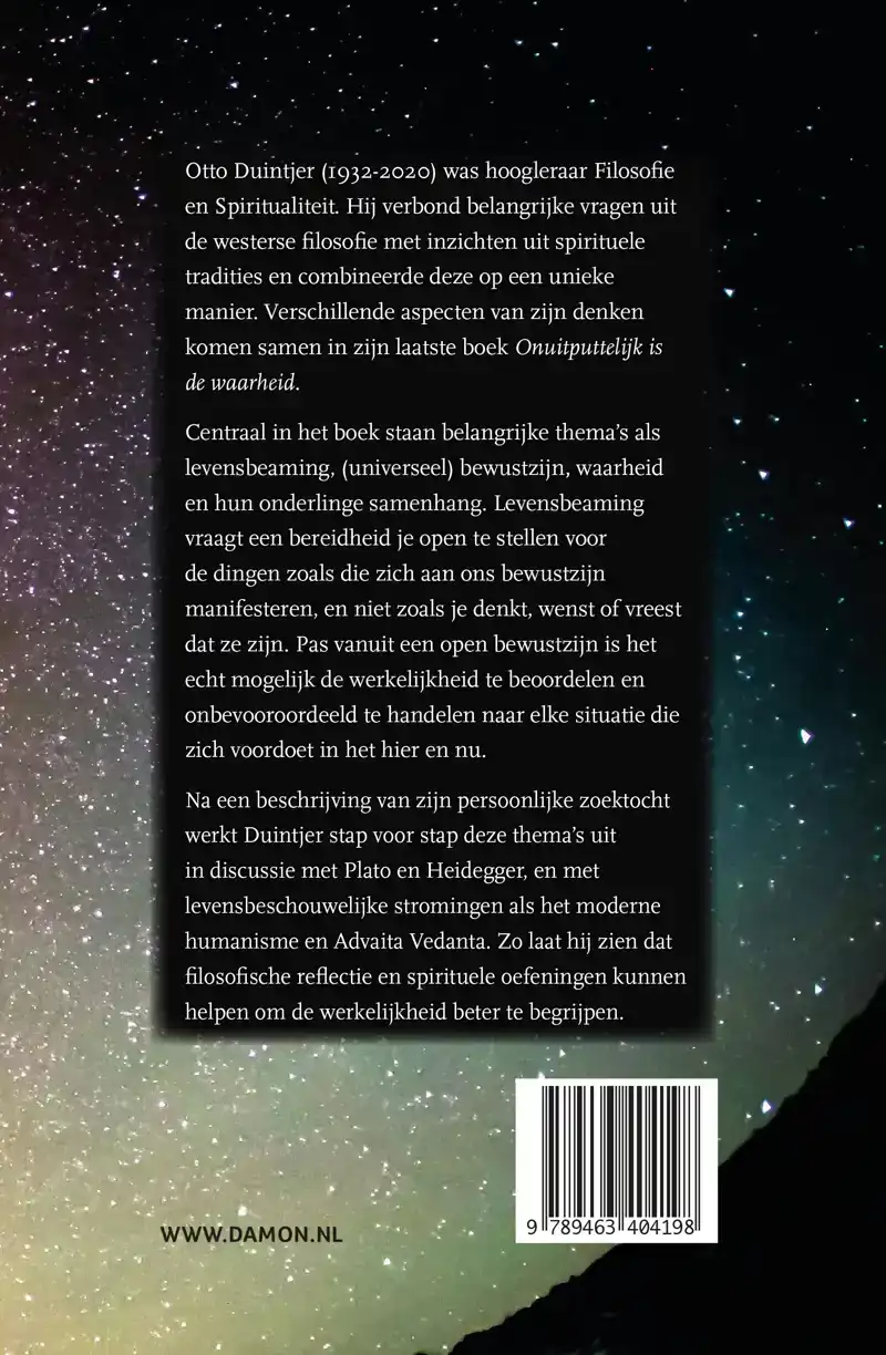 ONUITPUTTELIJK IS DE WAARHEID