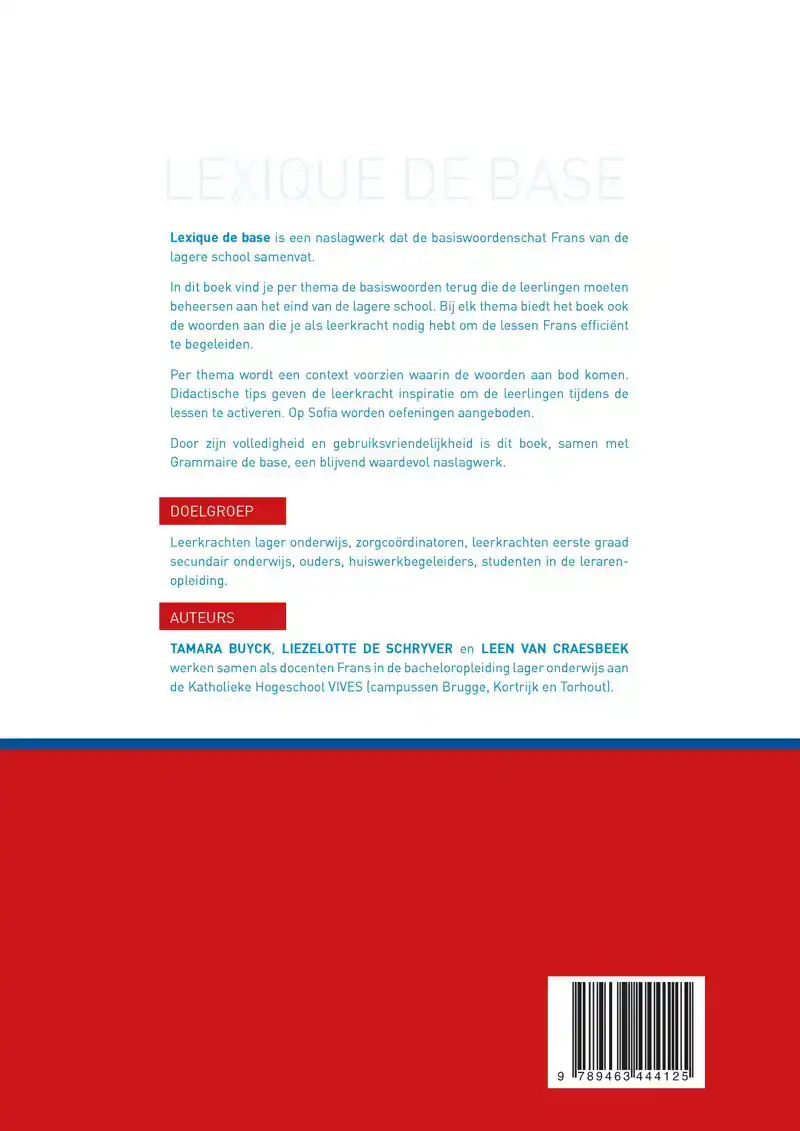 LEXIQUE DE BASE