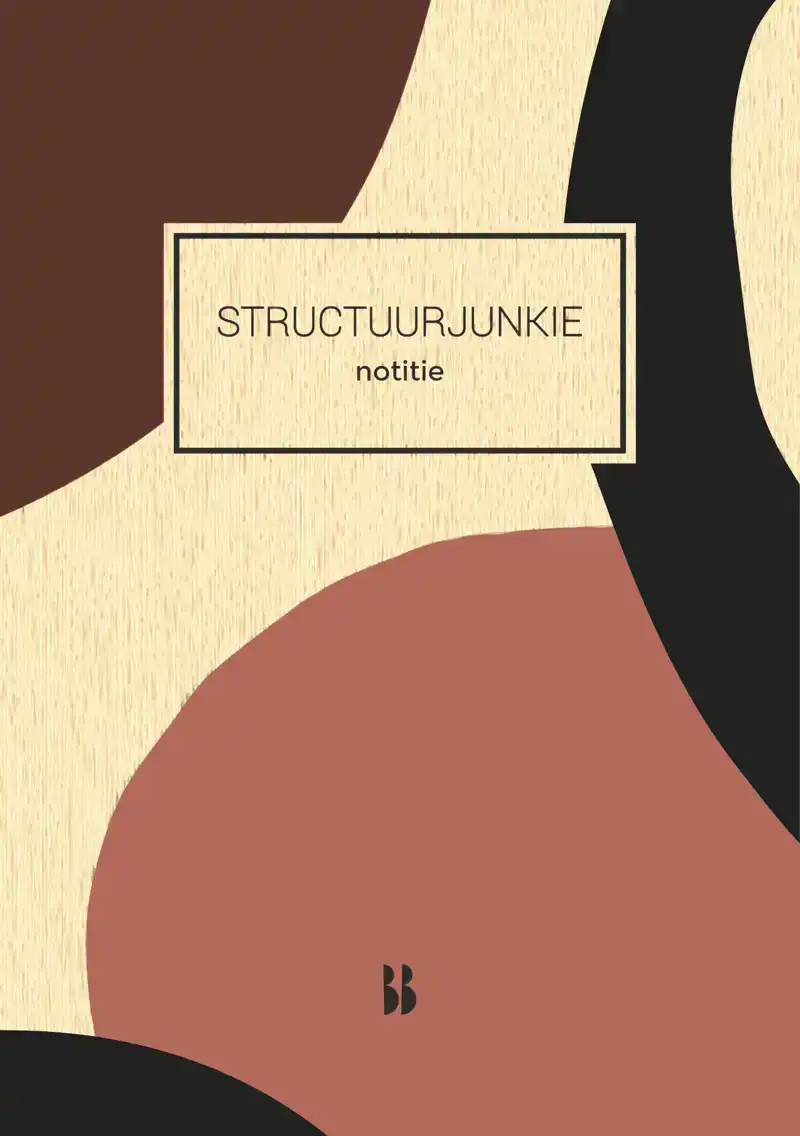 STRUCTUURJUNKIE NOTITIEBOEK (OUDROZE)