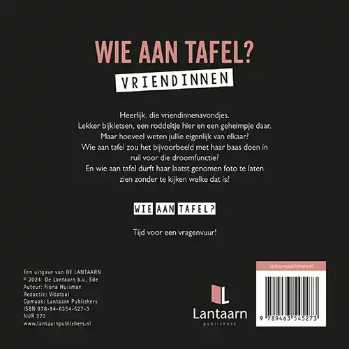 WIE AAN TAFEL? VRIENDINNEN
