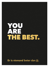 YOU ARE THE BEST