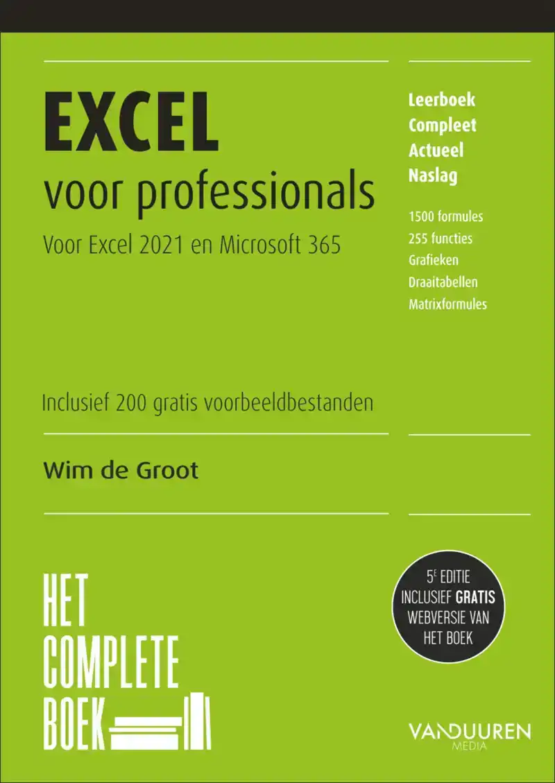 EXCEL VOOR PROFESSIONALS