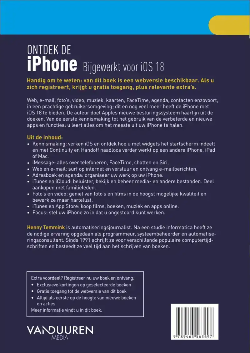 ONTDEK DE IPHONE, BIJGEWERKT VOOR IOS 18