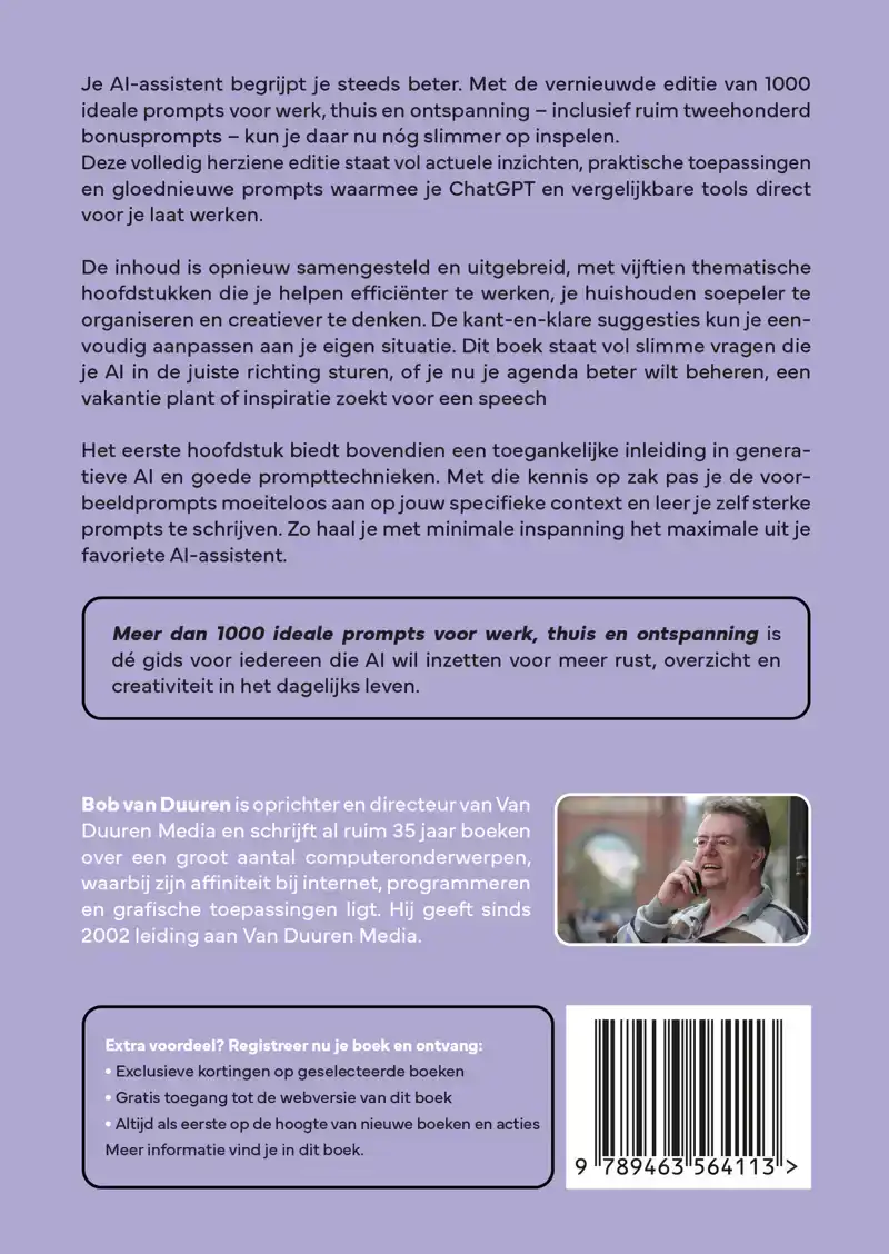 MEER DAN 1000 IDEALE PROMPTS VOOR WERK, THUIS EN ONTSPANNING