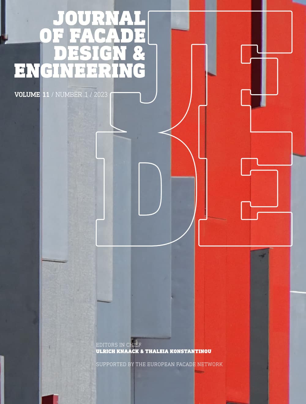 JOURNAL OF FACADE DESIGN ENGINEERING