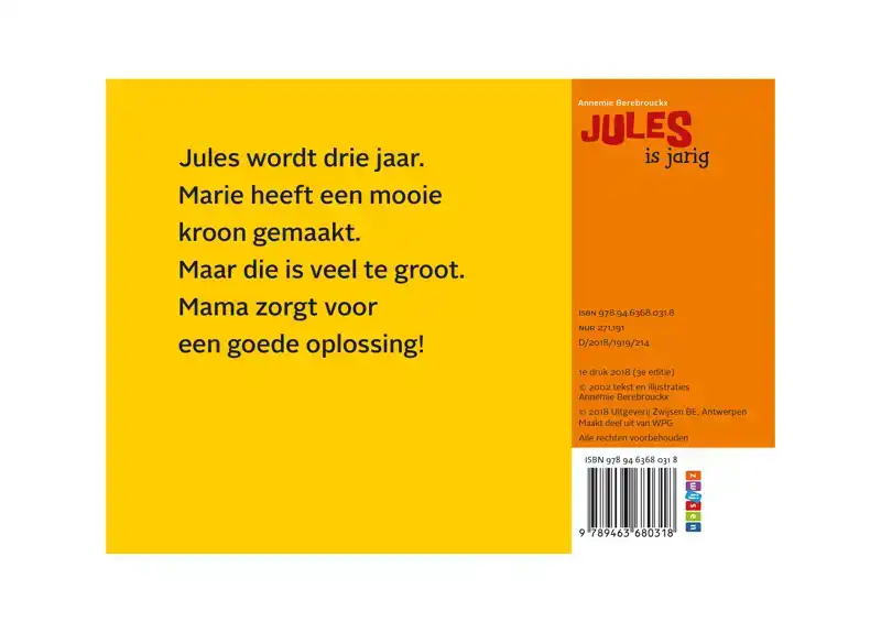 JULES IS JARIG