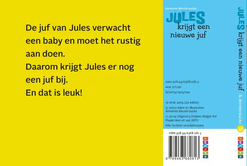 JULES KRIJGT EEN NIEUWE JUF