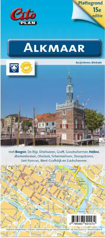 STADSPLATTEGROND ALKMAAR