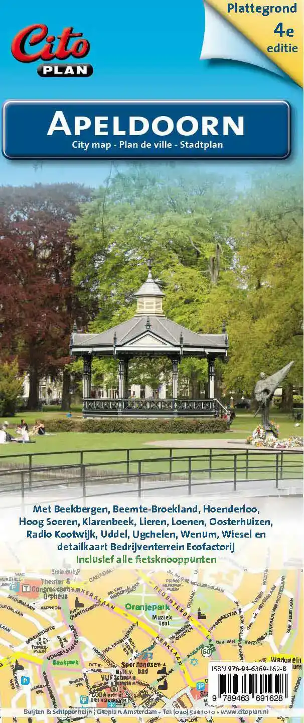 CITOPLAN STADSPLATTEGROND APELDOORN