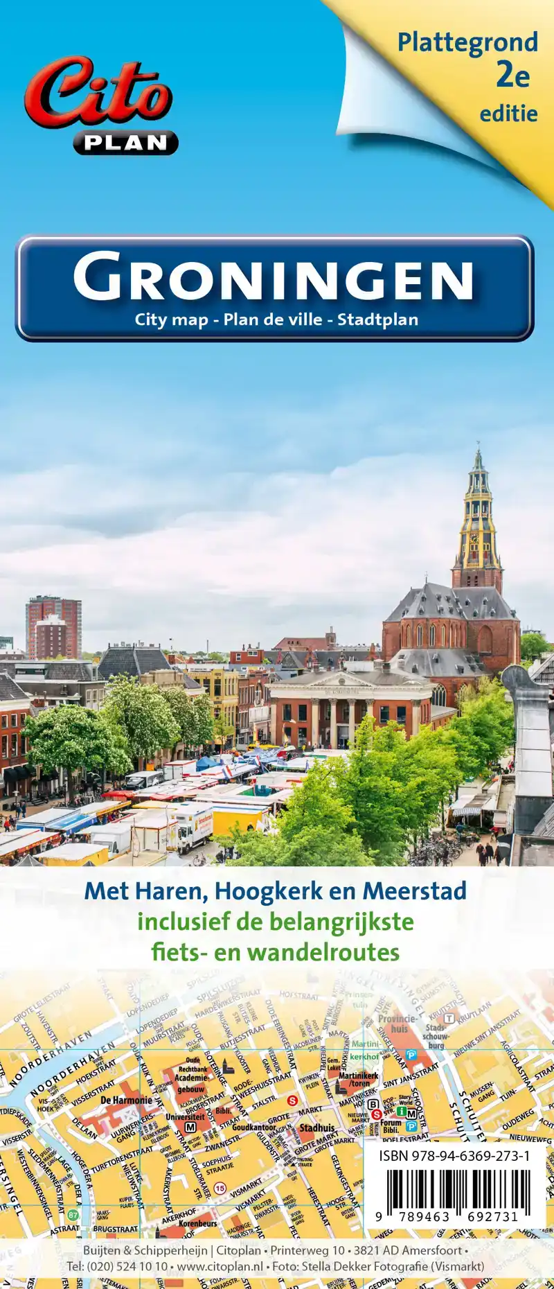 STADSPLATTEGROND GRONINGEN
