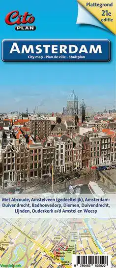 CITOPLAN STADSPLATTEGROND AMSTERDAM