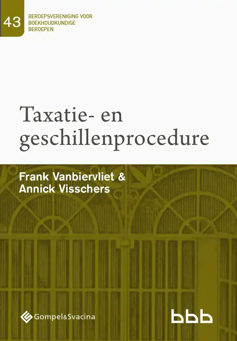 43-TAXATIE- EN GESCHILLENPROCEDURE