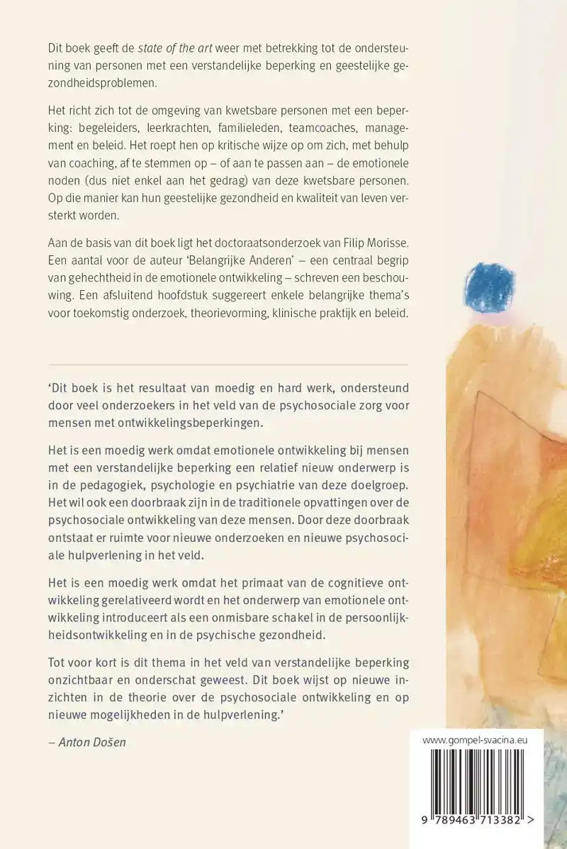 EMOTIONELE ONTWIKKELING BIJ PERSONEN MET EEN VERSTANDELIJKE