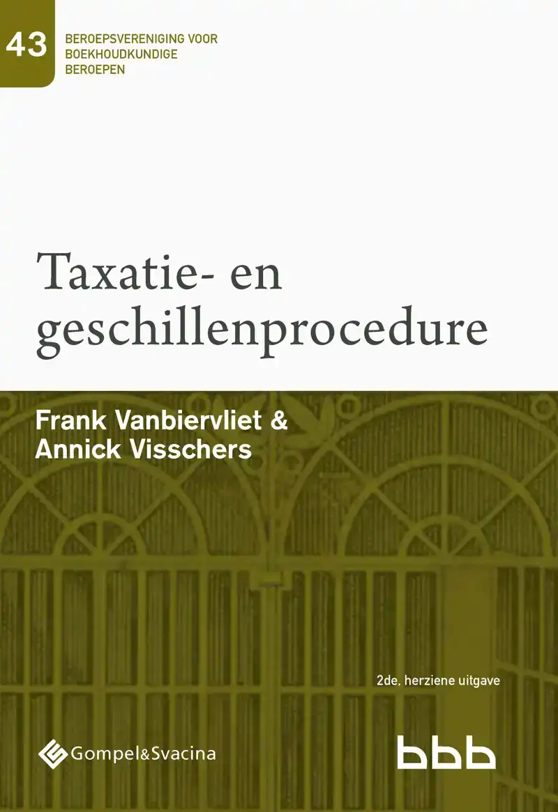 TAXATIE- EN GESCHILLENPROCEDURE