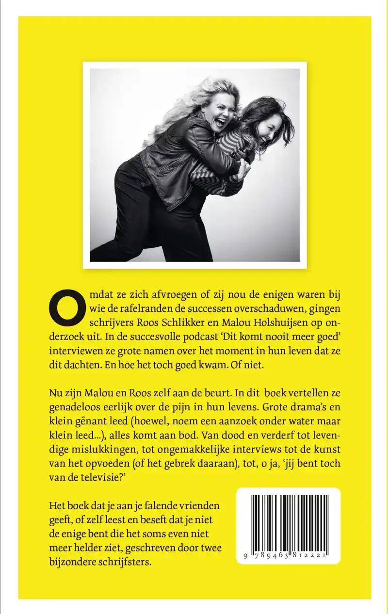 DIT KOMT NOOIT MEER GOED