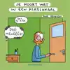 JE HOORT WAT IN EEN KLASLOKAAL