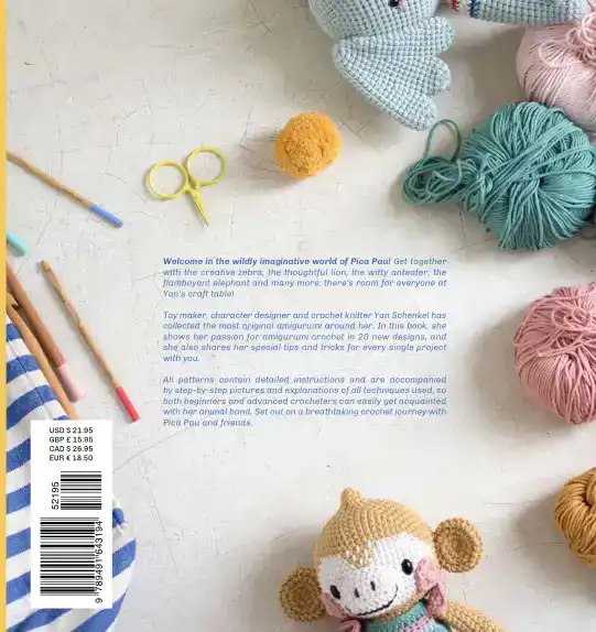 MAAK 20 KLEURRIJKE AMIGURUMIDIERTJES