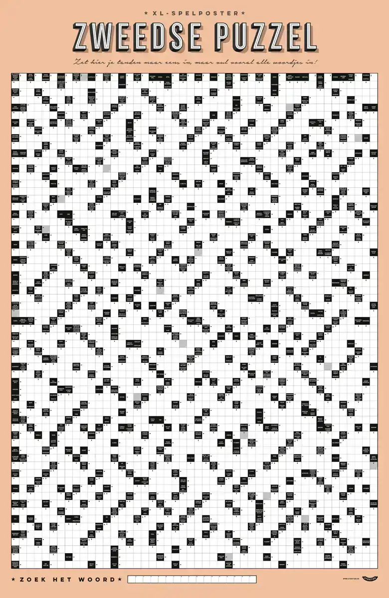 XL SPELPOSTER - ZWEEDSE PUZZEL 3