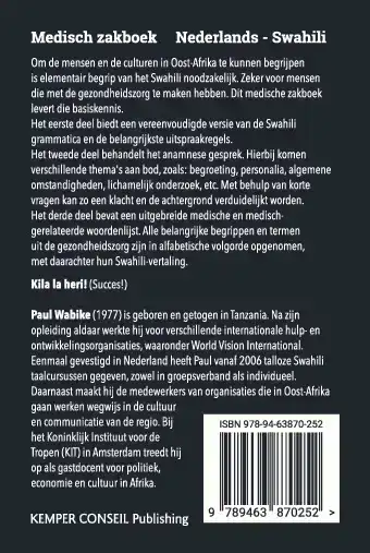 MEDISCH ZAKBOEK NEDERLANDS - SWAHILI
