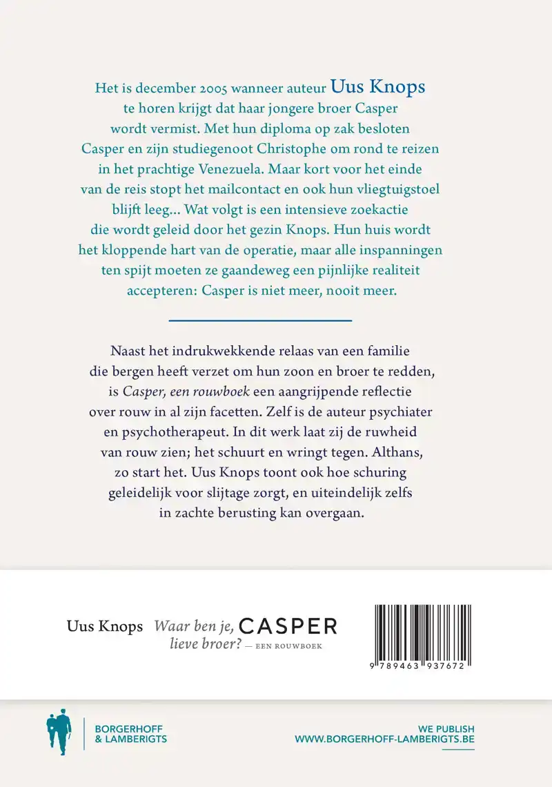 CASPER, EEN ROUWBOEK