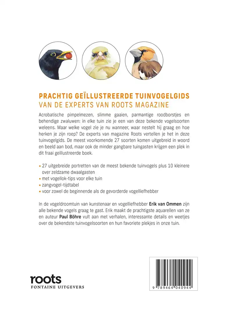 VOGELS IN ONZE TUIN