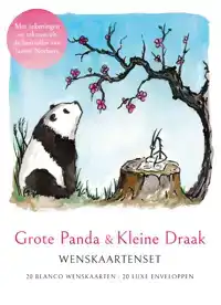 GROTE PANDA & KLEINE DRAAK - WENSKAARTENSET