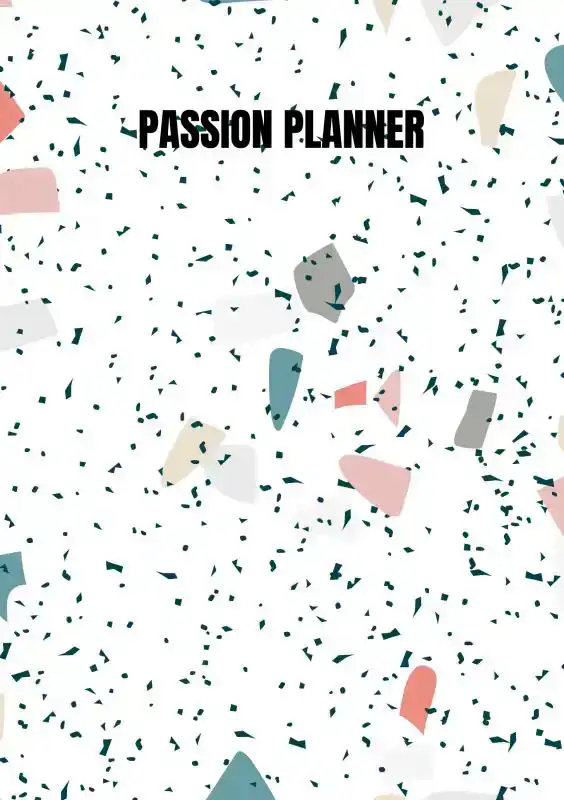 PASSION PLANNER-12 MAANDEN- WEKELIJKS - A5- ZACHTE KAFT-MARM