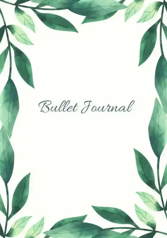 MIJN BULLET JOURNAL |A5 NOTEBOOK BOTANISCH LEAVES BLADEREN D