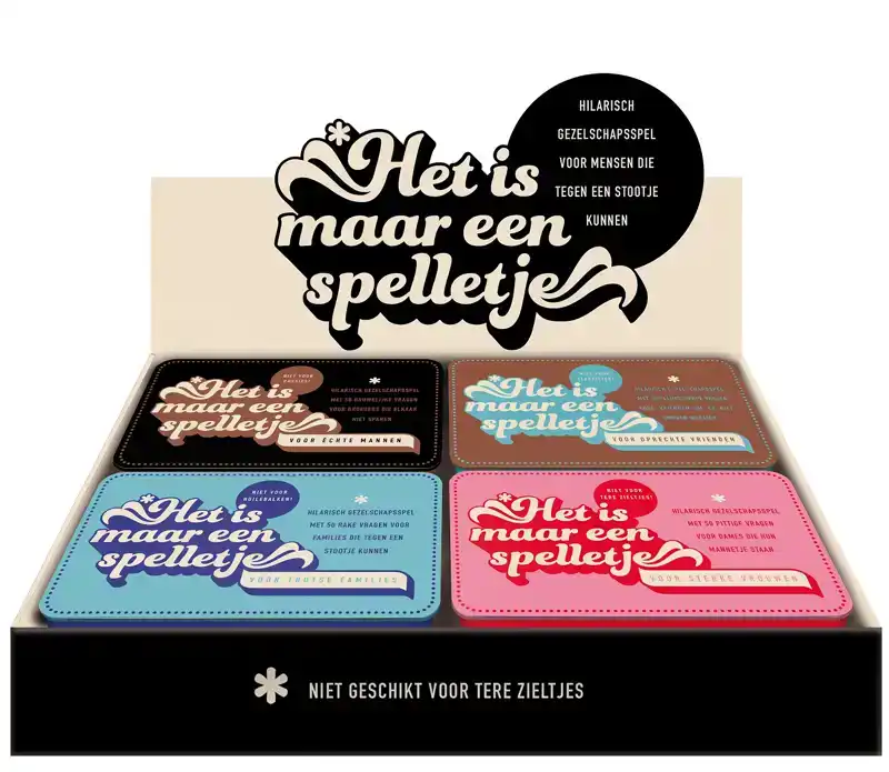 DISPLAY - HET IS MAAR EEN SPELLETJE - 4T X 4 EX.