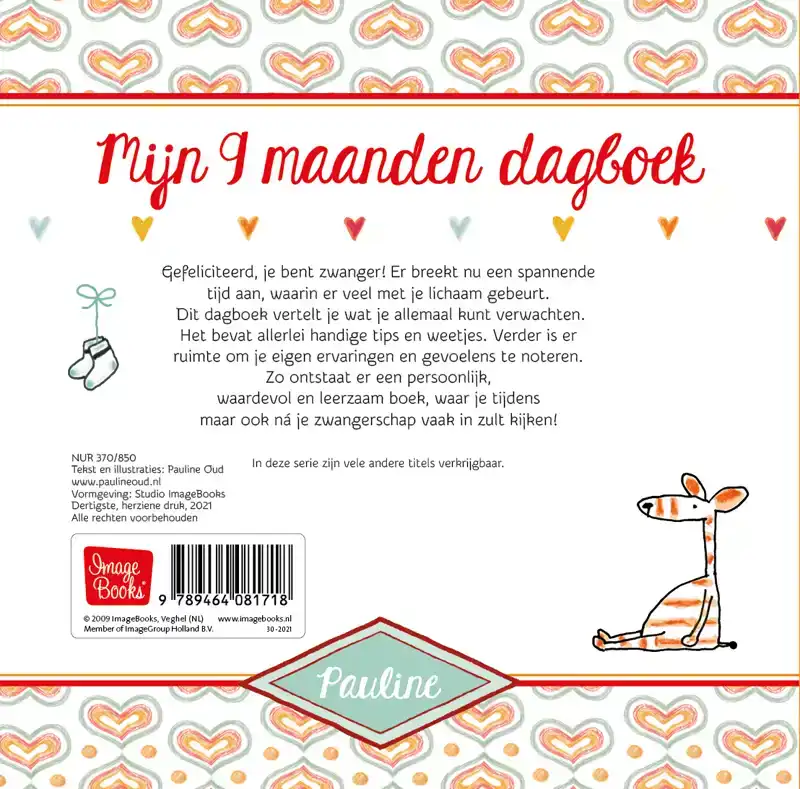 MIJN 9 MAANDEN DAGBOEK - PAULINE OUD