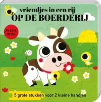 PUZZELBOEK VRIENDJES IN EEN RIJ - OP DE BOERDERIJ