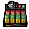 DISPLAY 50 ACTIVITY STICKS 2 X 4 EX.