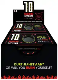 DISPLAY 10 BURNING SECONDS 1 X 6 EX.
