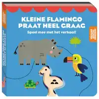 VROLIJKE HOUTEN VRIENDJE - KLEINE FLAMINGO PRAAT HEEL GRAAG