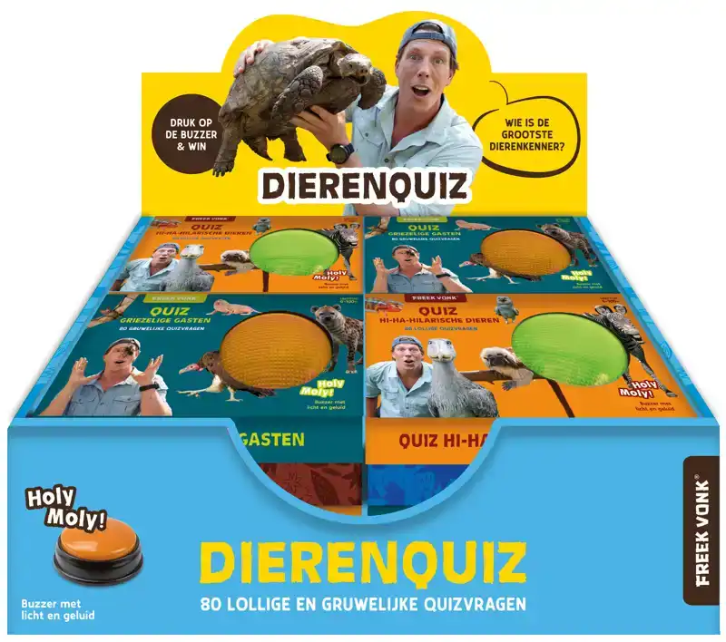 DISPLAY FREEK VONK DIERENQUIZ 2 X 4 EX.
