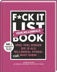 F*CK IT LIST BOOK - VOOR MILLENNIALS