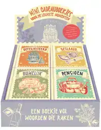 DISPLAY MINI CADEAUBOEKJES 4 X 6 EX.